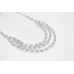 Necklace Earrings Set Zircon Stone Rhodium Plated Fashion Jewelry Handmade D536